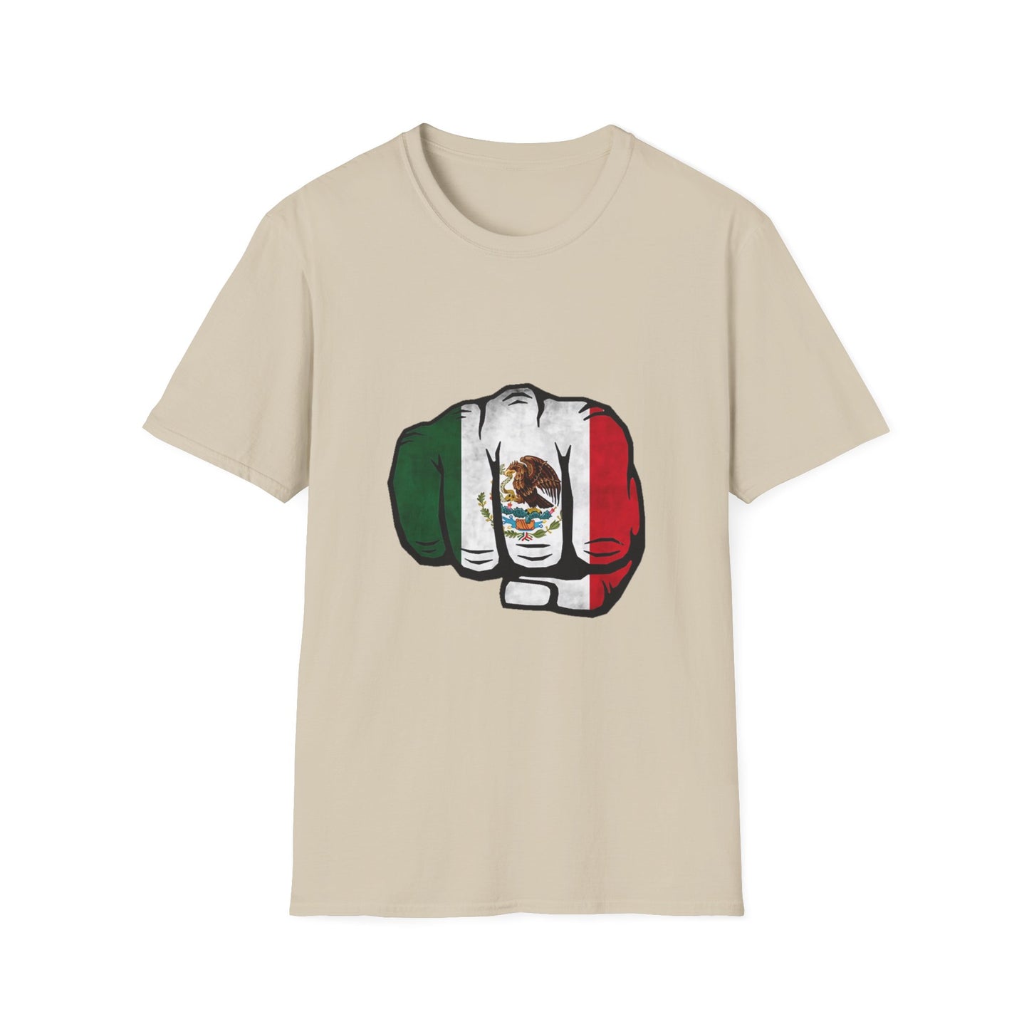 Mexican Pride Unisex T-Shirt with Fist Design