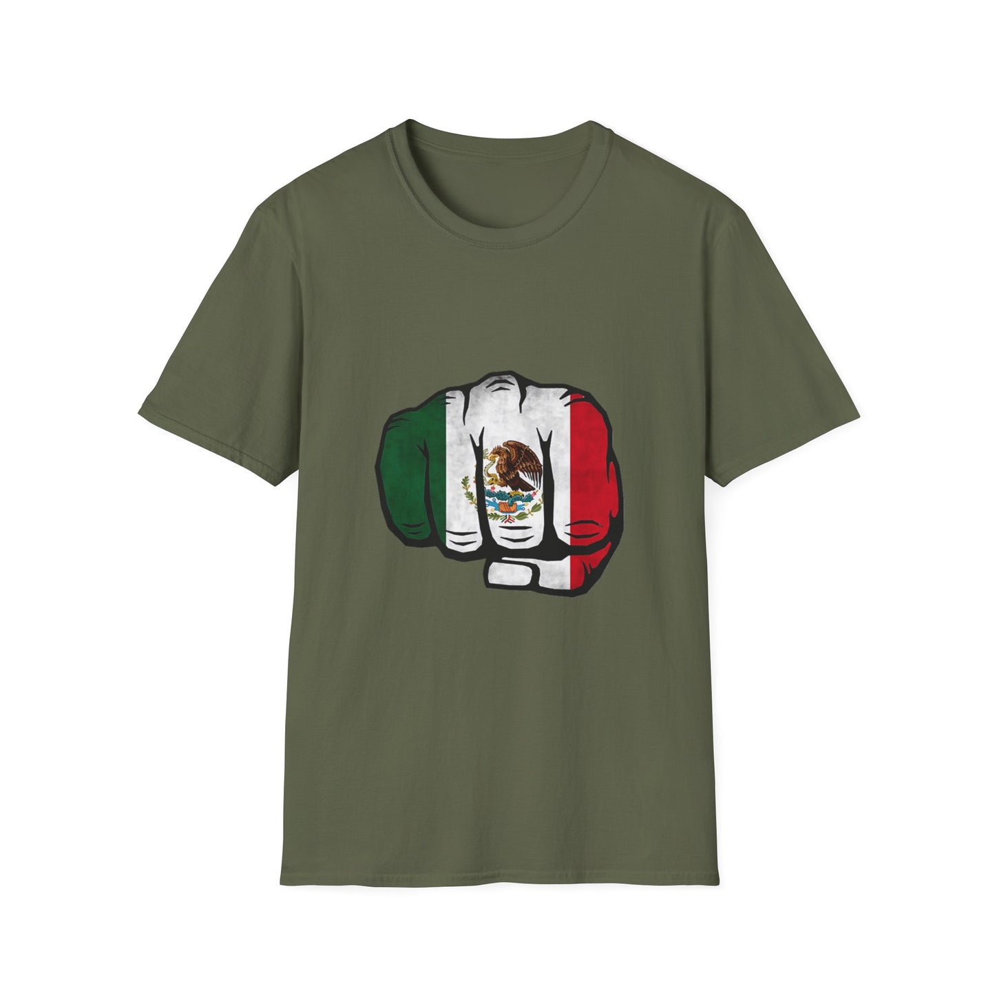 Mexican Pride Unisex T-Shirt with Fist Design