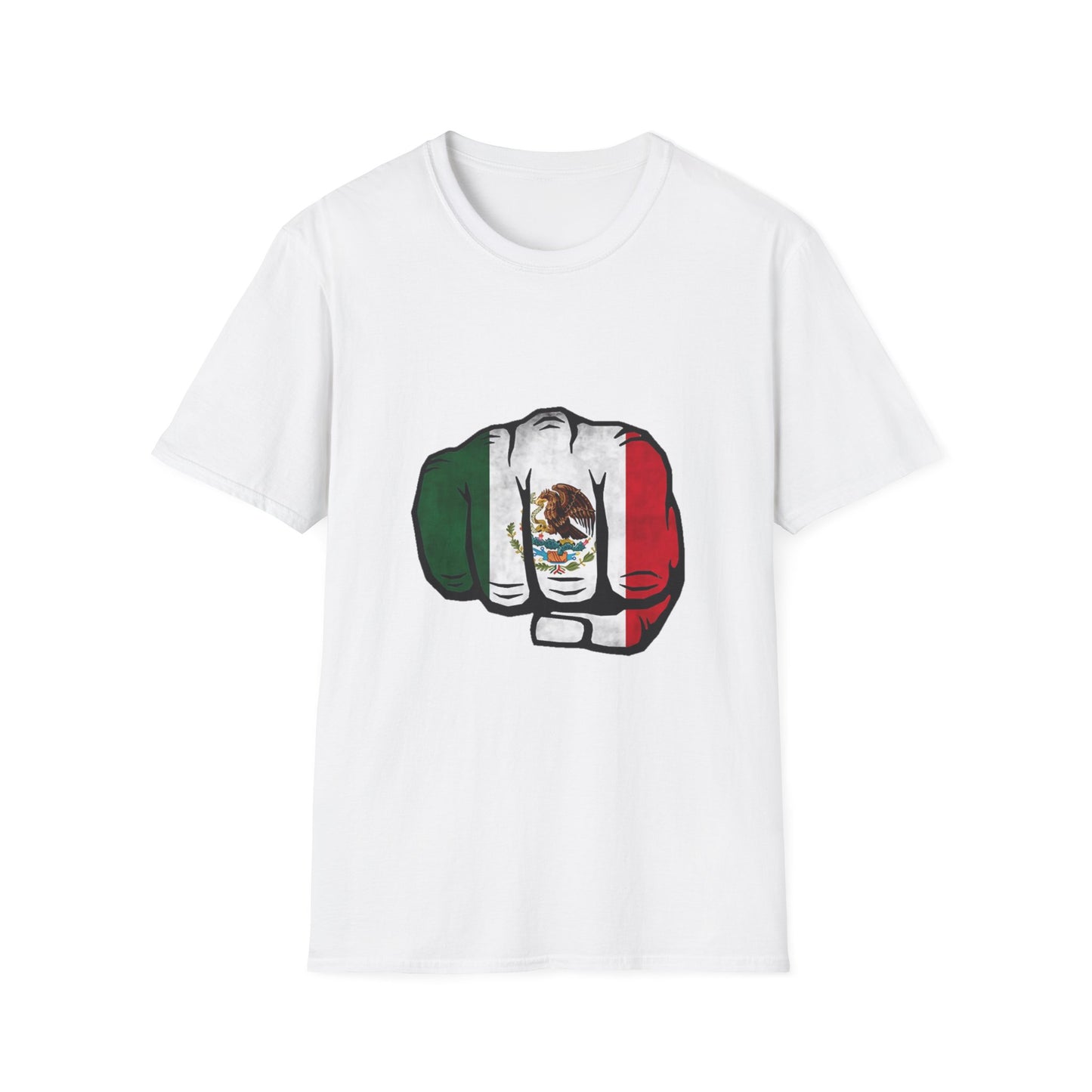 Mexican Pride Unisex T-Shirt with Fist Design