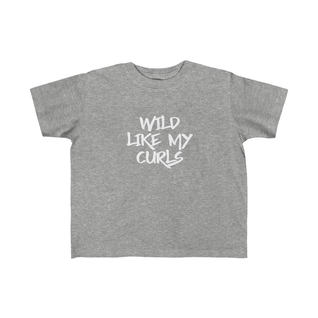 Wild Like My Curls-Kid's Fine Jersey Tee
