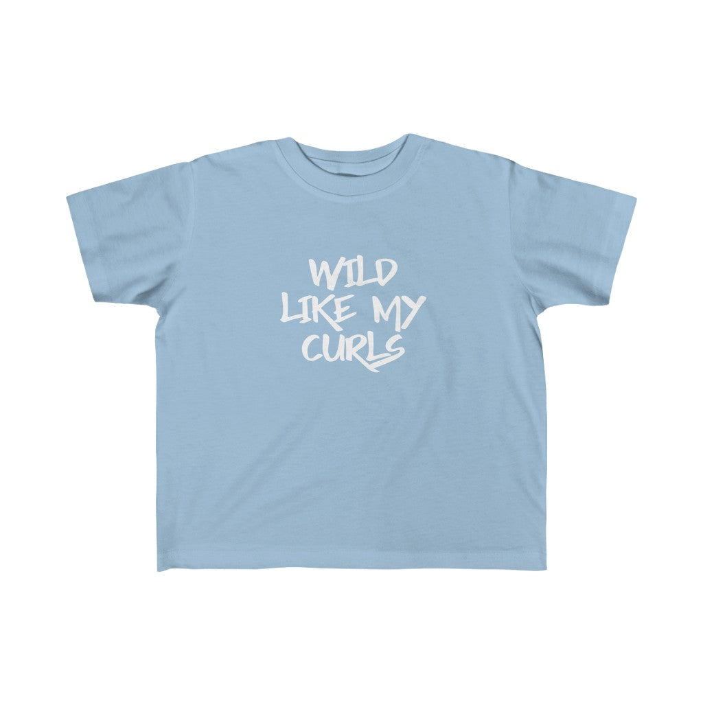 Wild Like My Curls-Kid's Fine Jersey Tee
