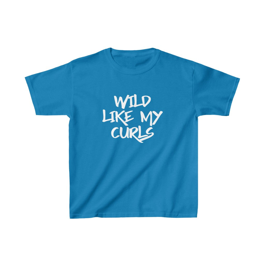 Wild Like My Curls-Kids Heavy Cotton™ Tee
