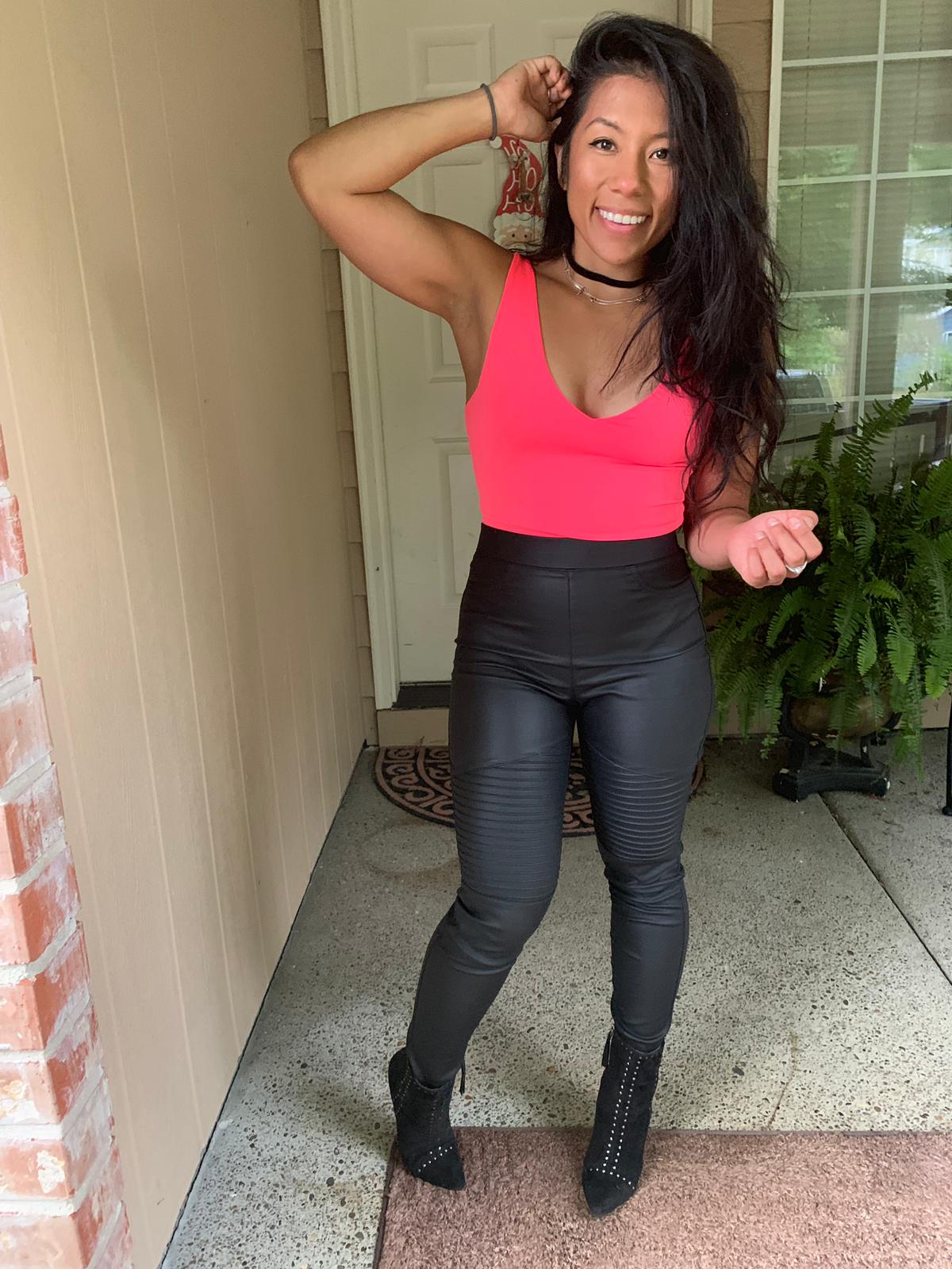 V-NECK BODYSUIT
