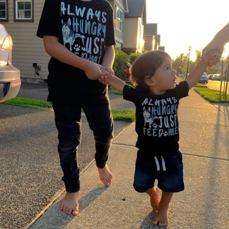 Baby Jersey Short Sleeve Tee- Always Hungry