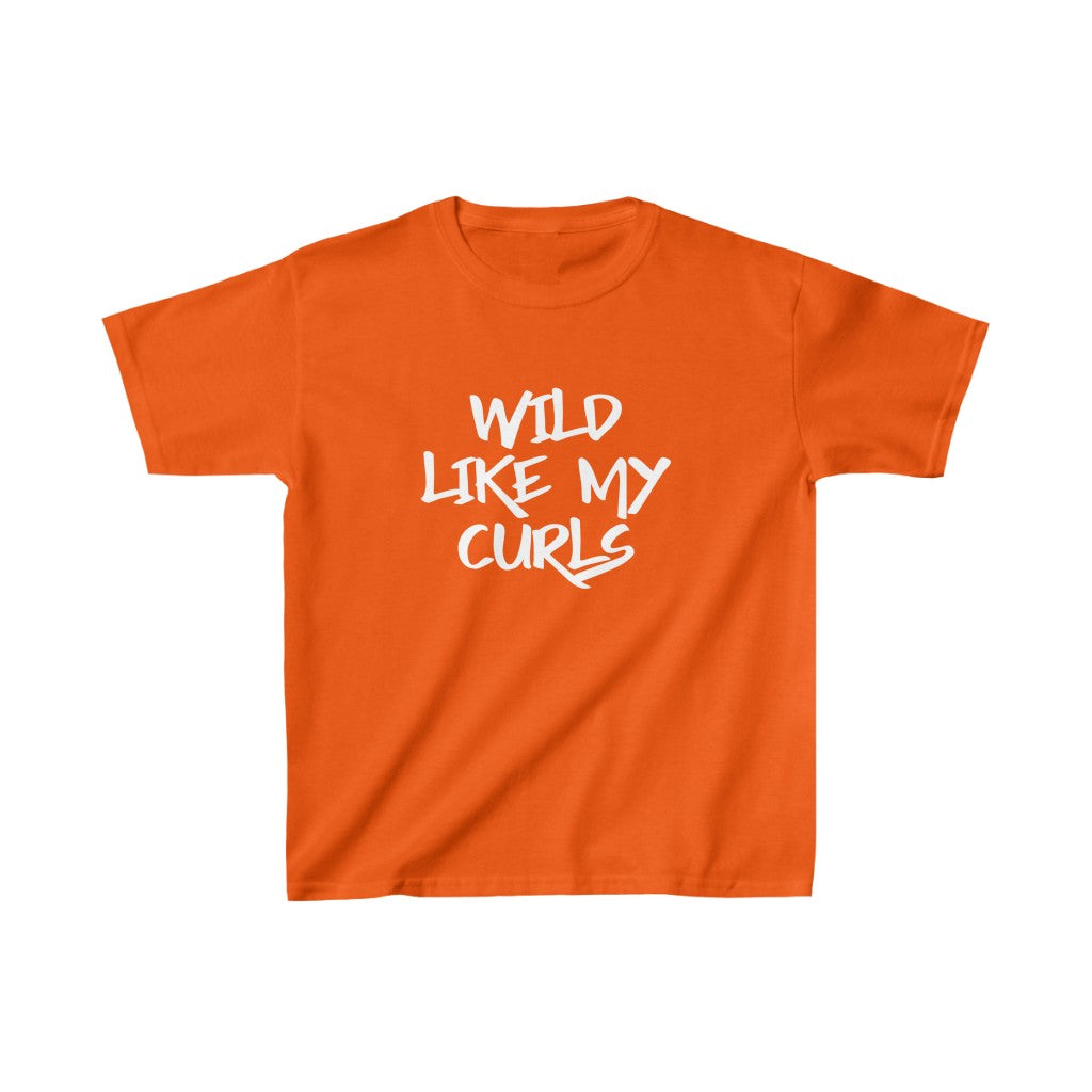 Wild Like My Curls-Kids Heavy Cotton™ Tee