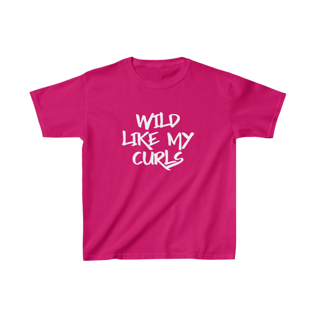 Wild Like My Curls-Kids Heavy Cotton™ Tee