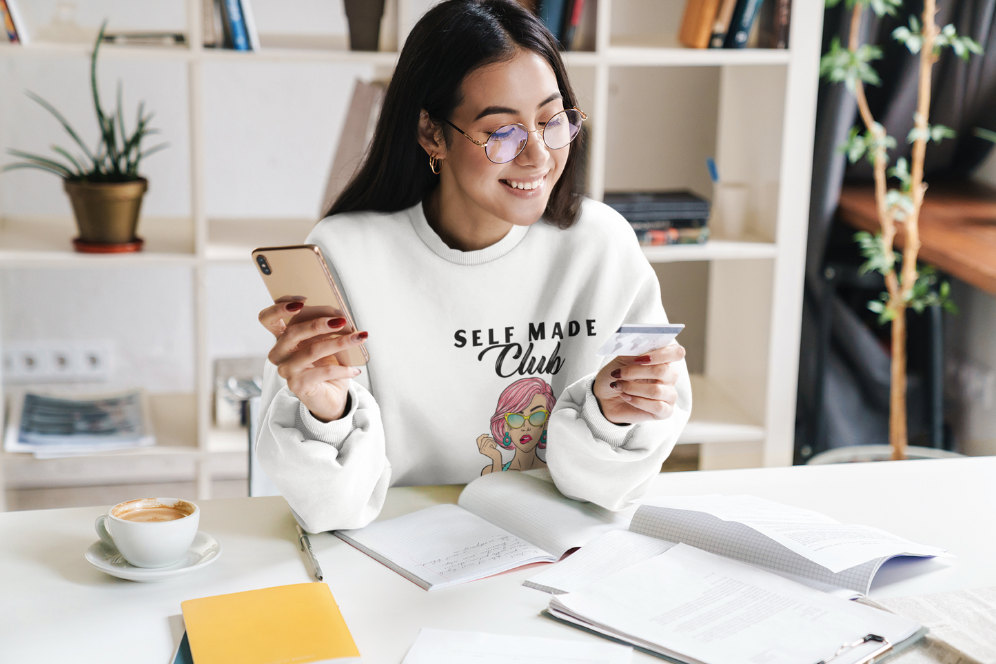 Self Made- Crewneck Sweatshirt