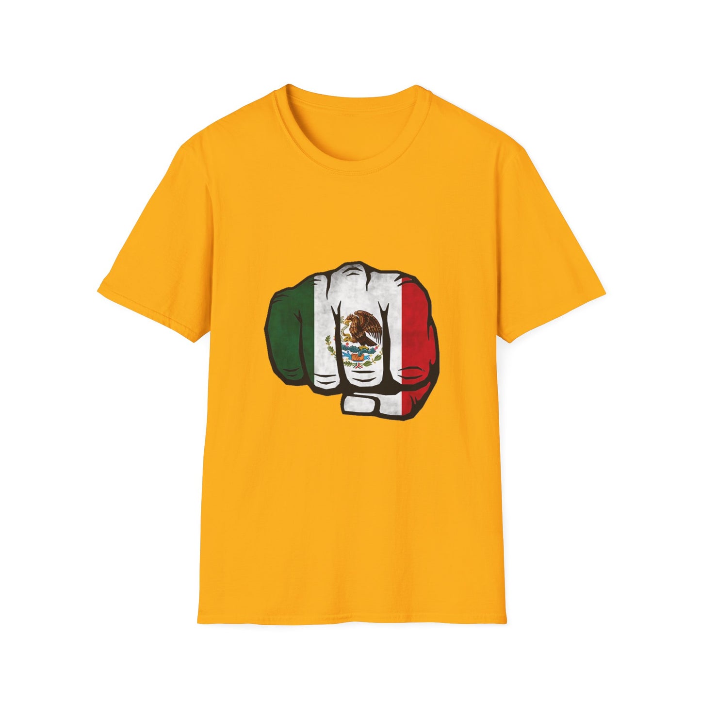 Mexican Pride Unisex T-Shirt with Fist Design