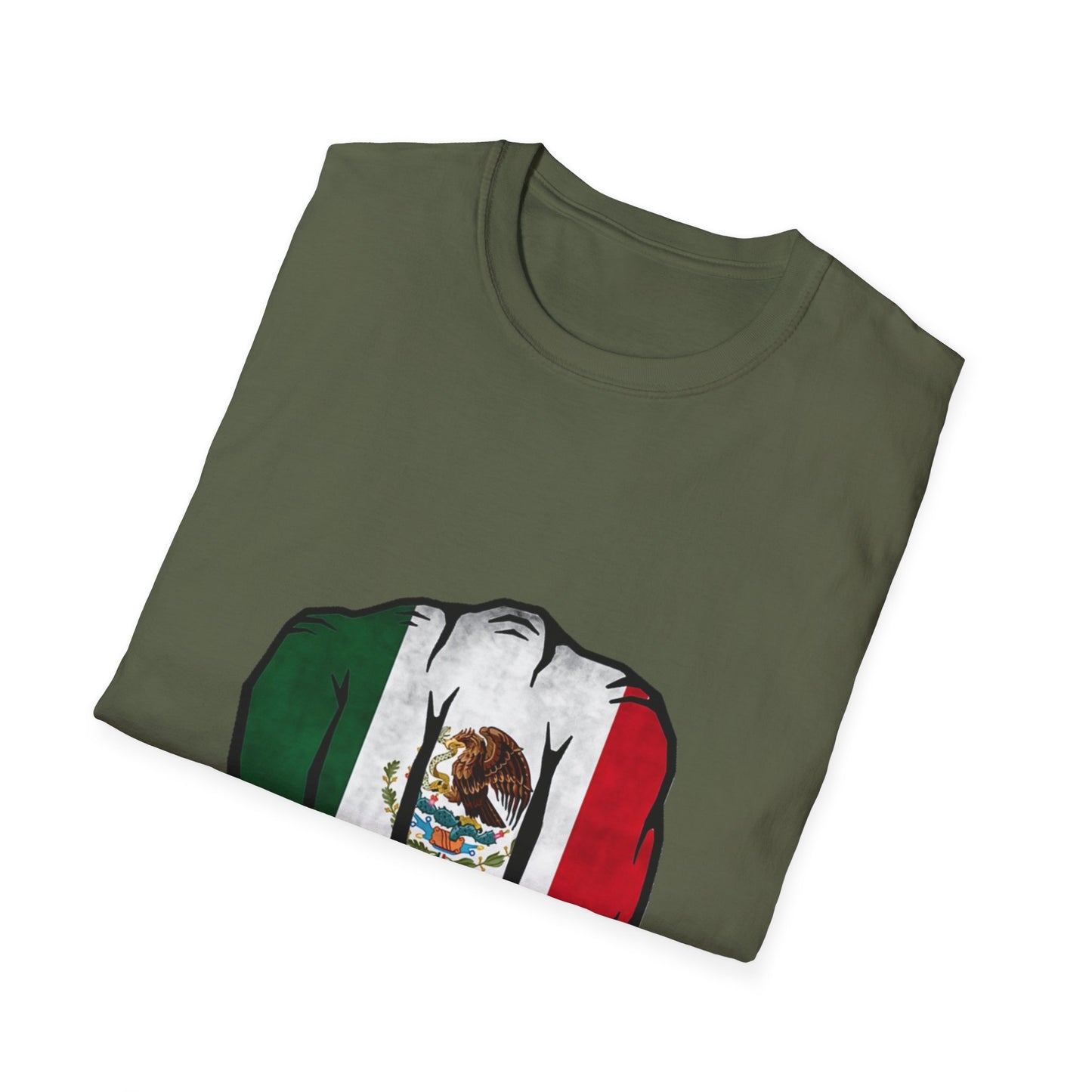Mexican Pride Unisex T-Shirt with Fist Design