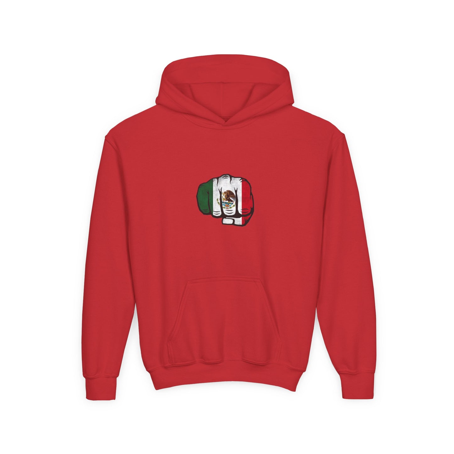 Youth Mexican Pride Hoodie with Fist Design