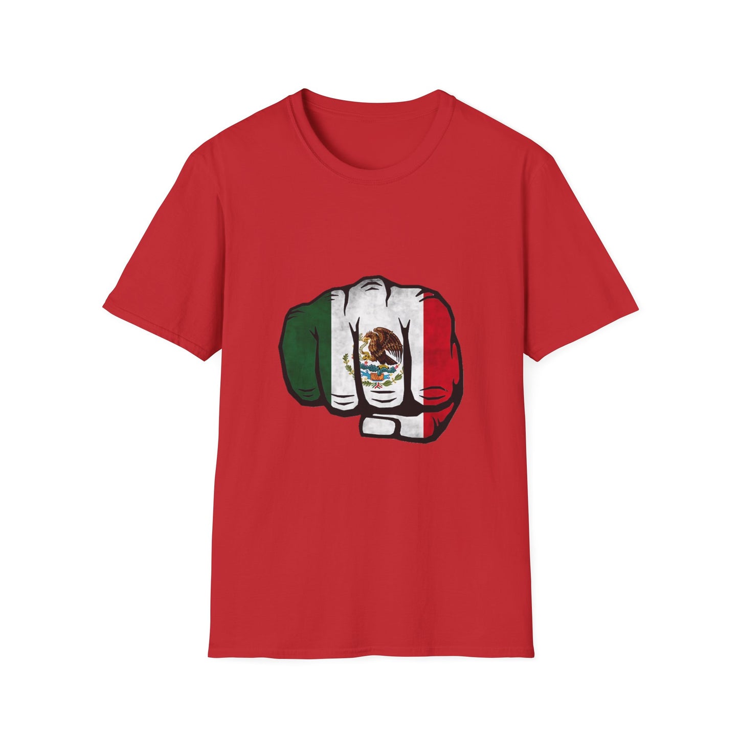Mexican Pride Unisex T-Shirt with Fist Design