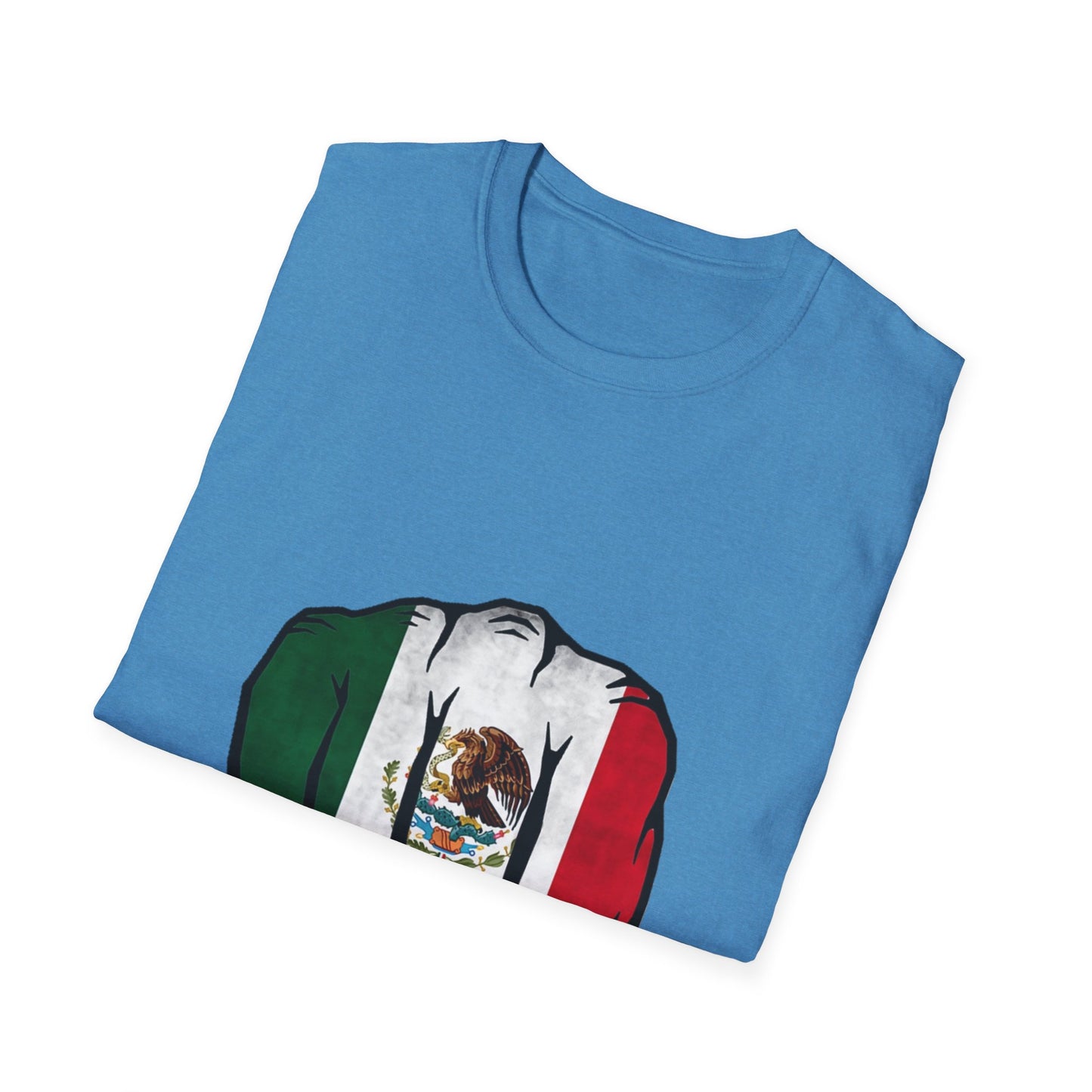 Mexican Pride Unisex T-Shirt with Fist Design