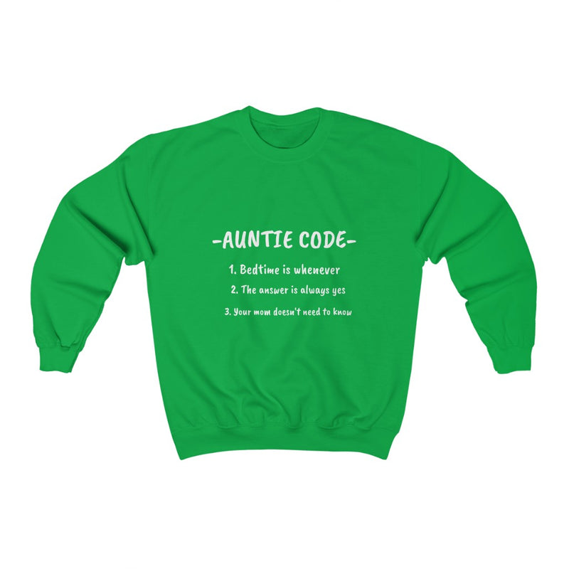 Auntie Code-Crewneck Sweatshirt