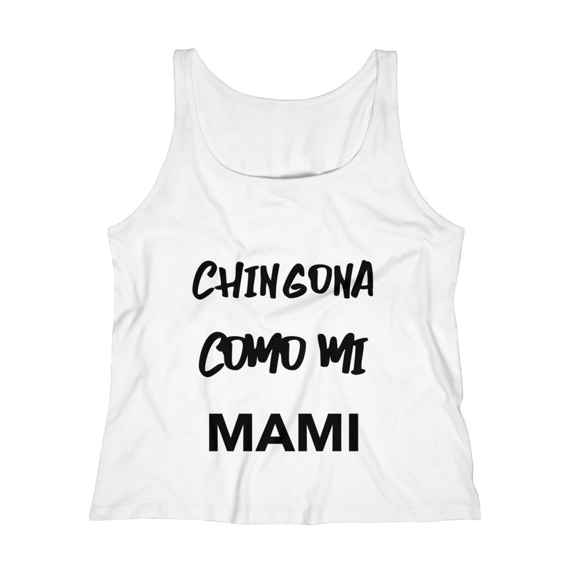 Como mi Mami- Women's Relaxed Jersey Tank Top