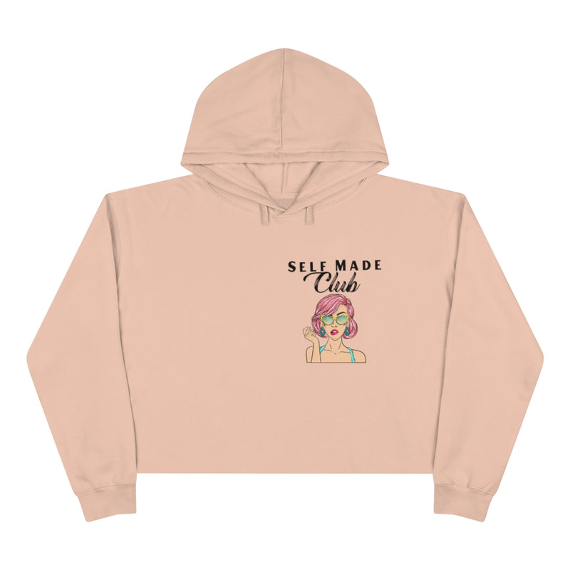Self Made-Crop Hoodie