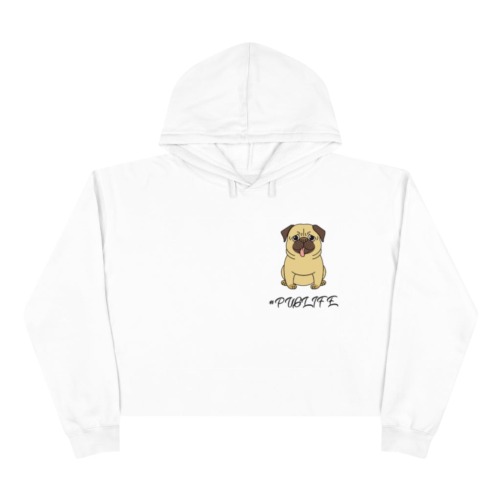 PUG Life-Crop Hoodie