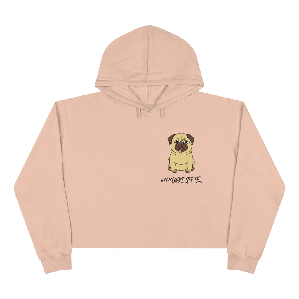 PUG Life-Crop Hoodie