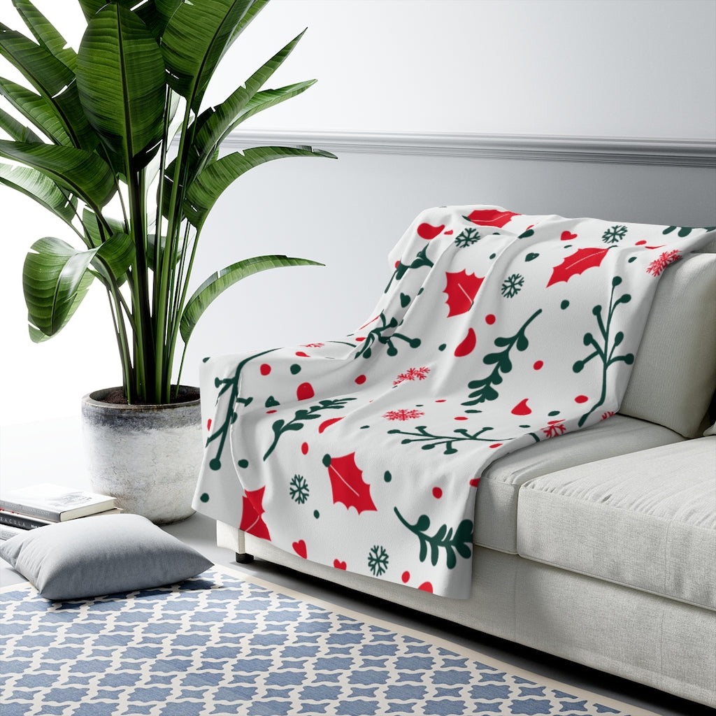Holiday-Sherpa Fleece Blanket