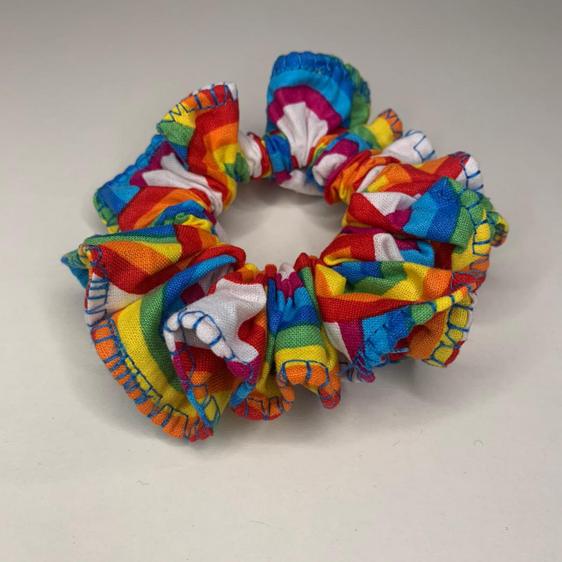 Small Curly Scrunchie- Candy Theme