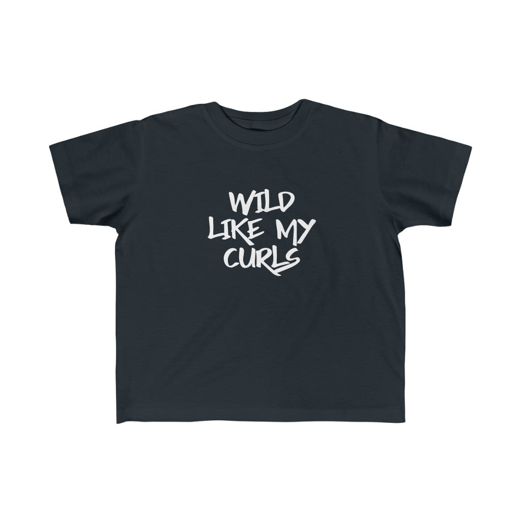 Wild Like My Curls-Kid's Fine Jersey Tee