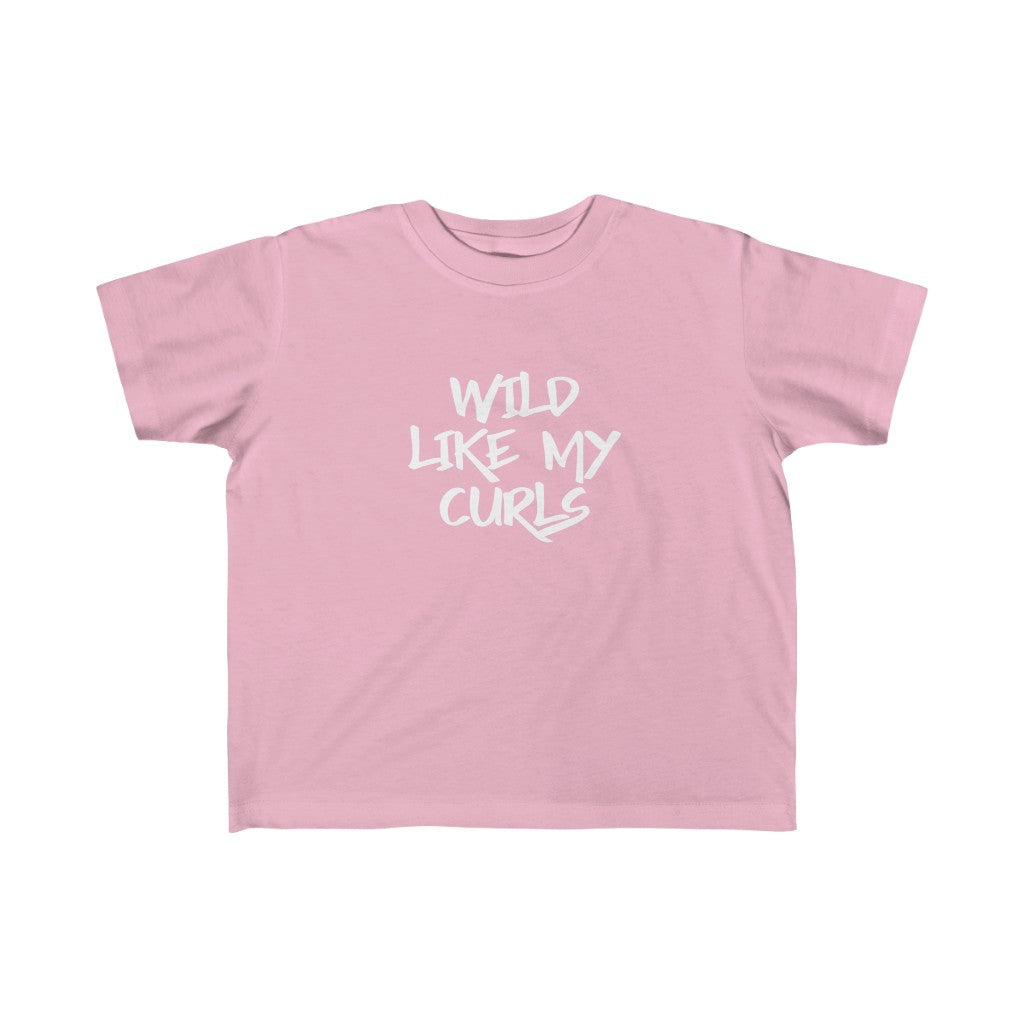 Wild Like My Curls-Kid's Fine Jersey Tee