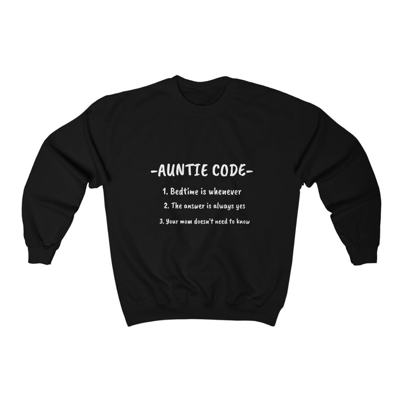Auntie Code-Crewneck Sweatshirt