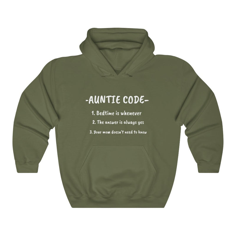 Auntie Code-Hooded Sweatshirt