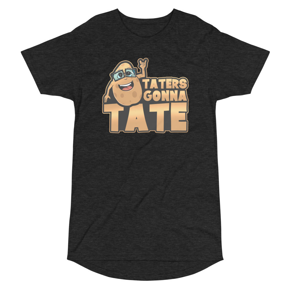 Men's Long Body Urban Tee- Taters Gonna Tate