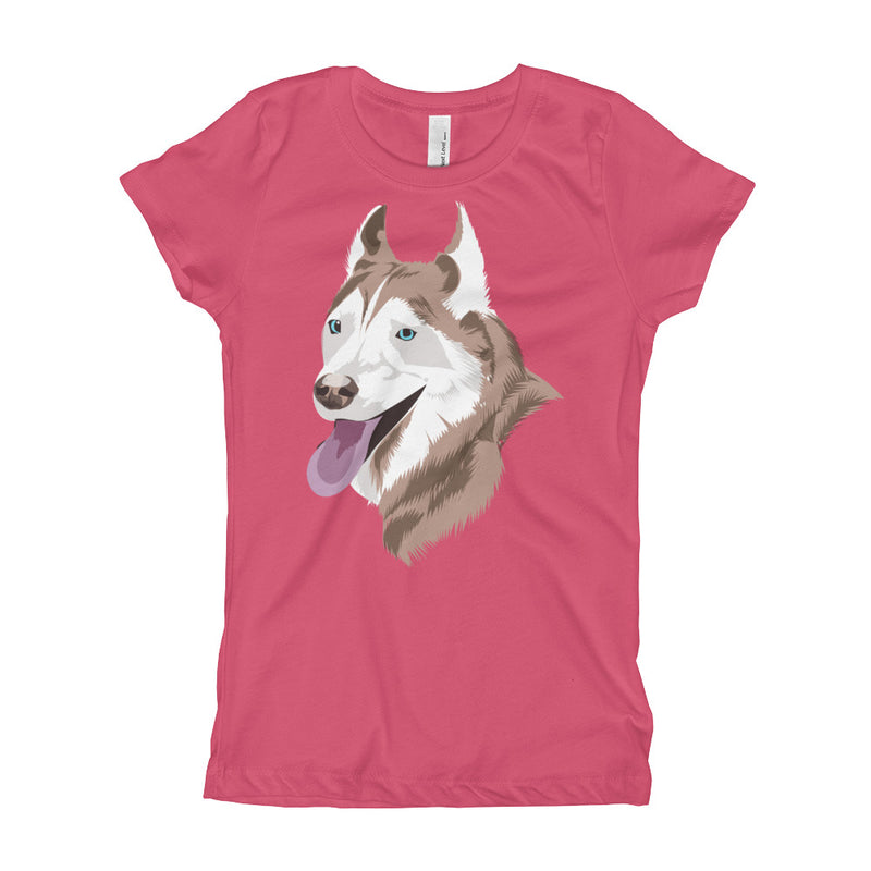 Girl's T-Shirt- Coco the Husky