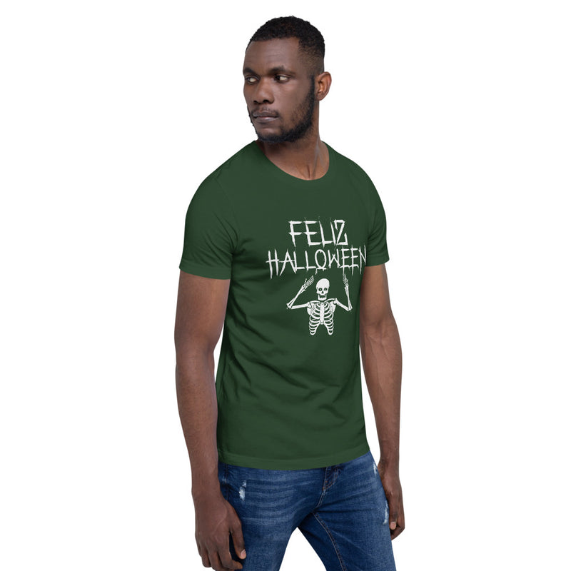 Feliz Halloween Short-Sleeve Unisex T-Shirt